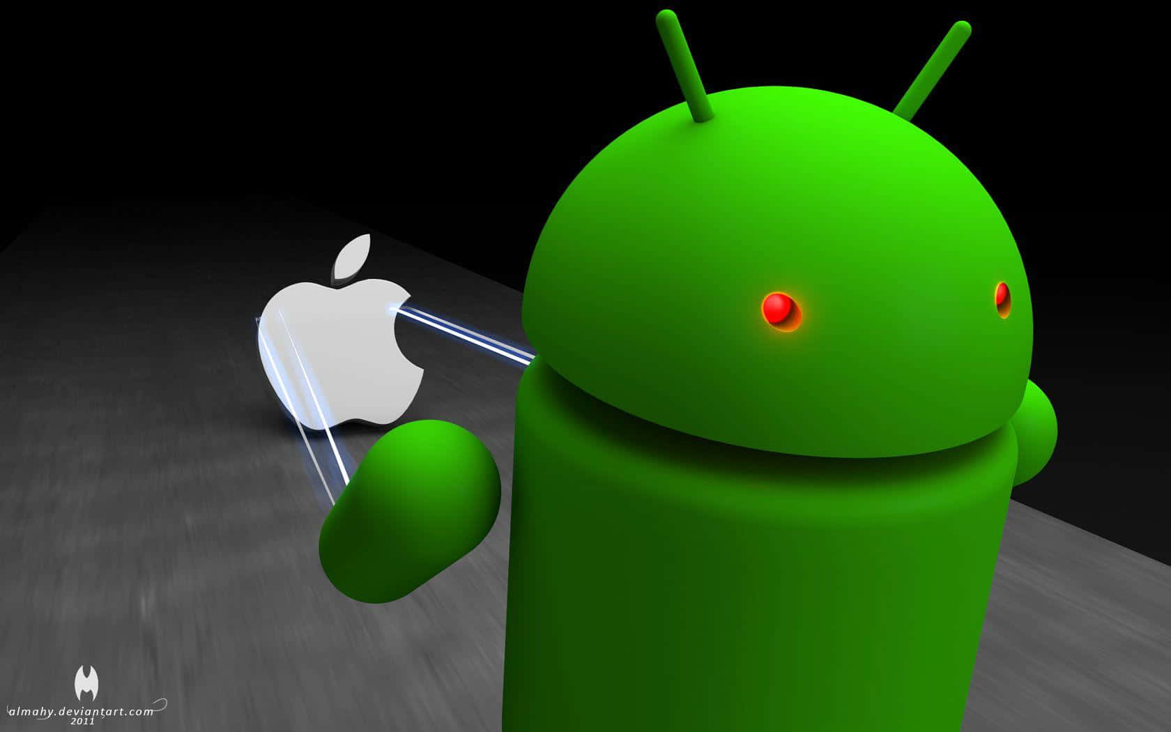 The Best Of Both Worlds, Apple And Android Wallpaper