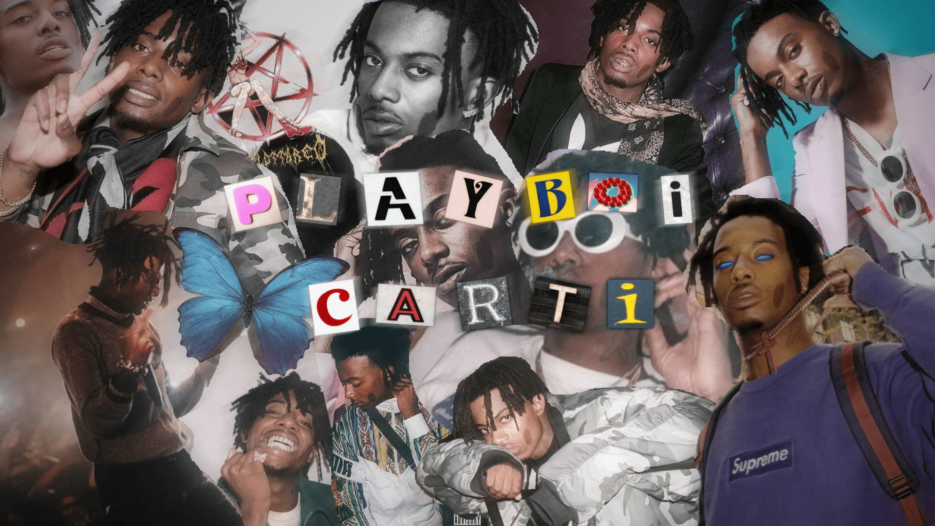 Playboi Carti Aesthetic Wallpaper Collage