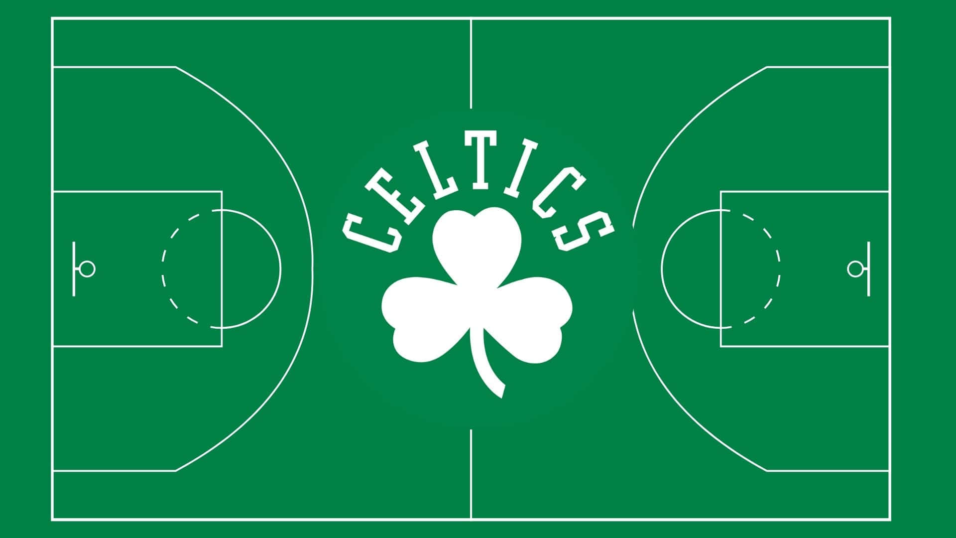 The Boston Celtics Unify As One To Conquer Their Next Win. Wallpaper