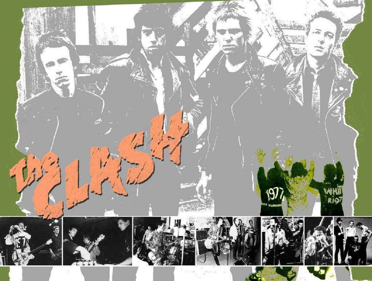 The Clash Band At Sydney Press Conference, 1982 Wallpaper