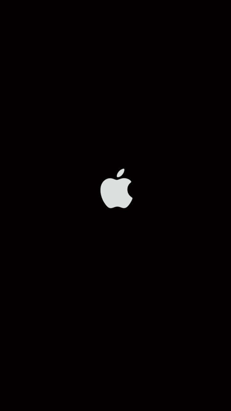 “the Classic Black Apple Logo” Wallpaper