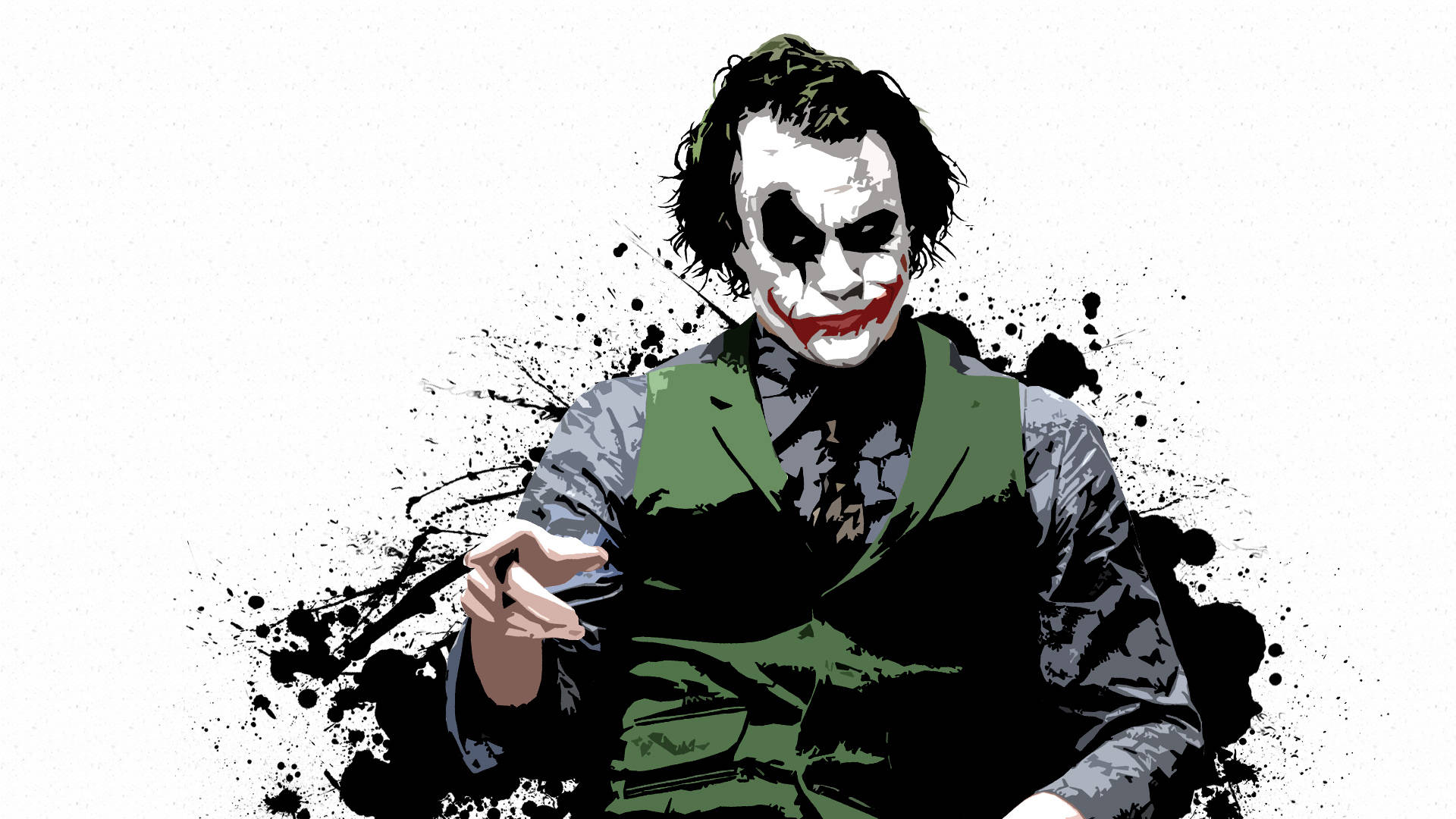 The Dark Knight Movie Joker Digital Art Wallpaper