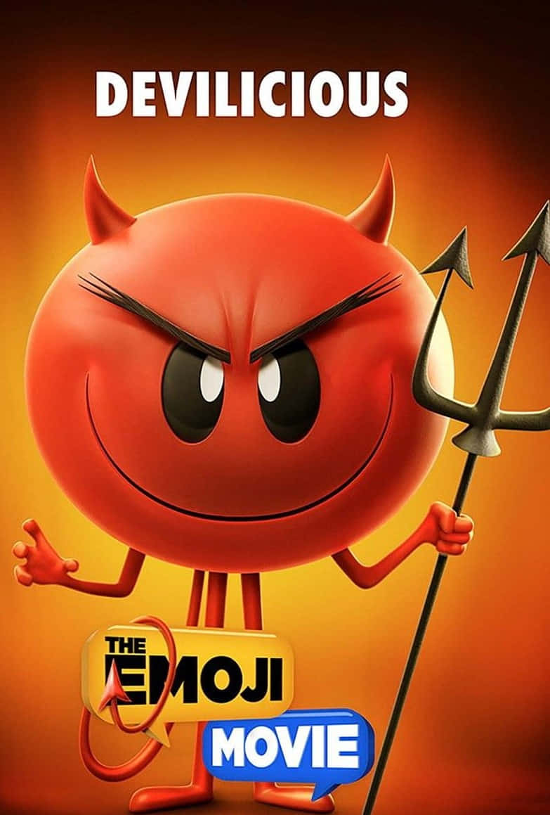 The Devil Emoji From The Emoji Movie Wallpaper