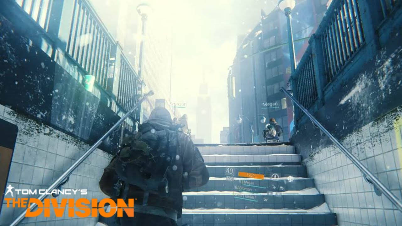The Division 4k Soldier Climbs Stairs Wallpaper