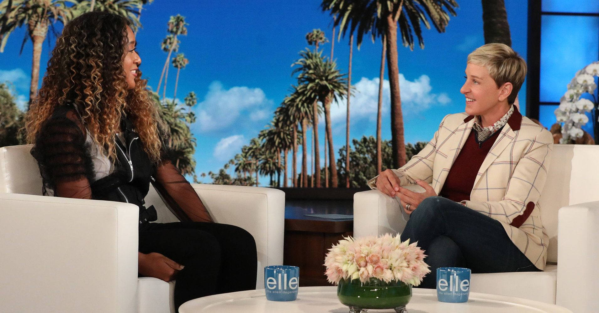 The Ellen Show With Naomi Osaka Wallpaper