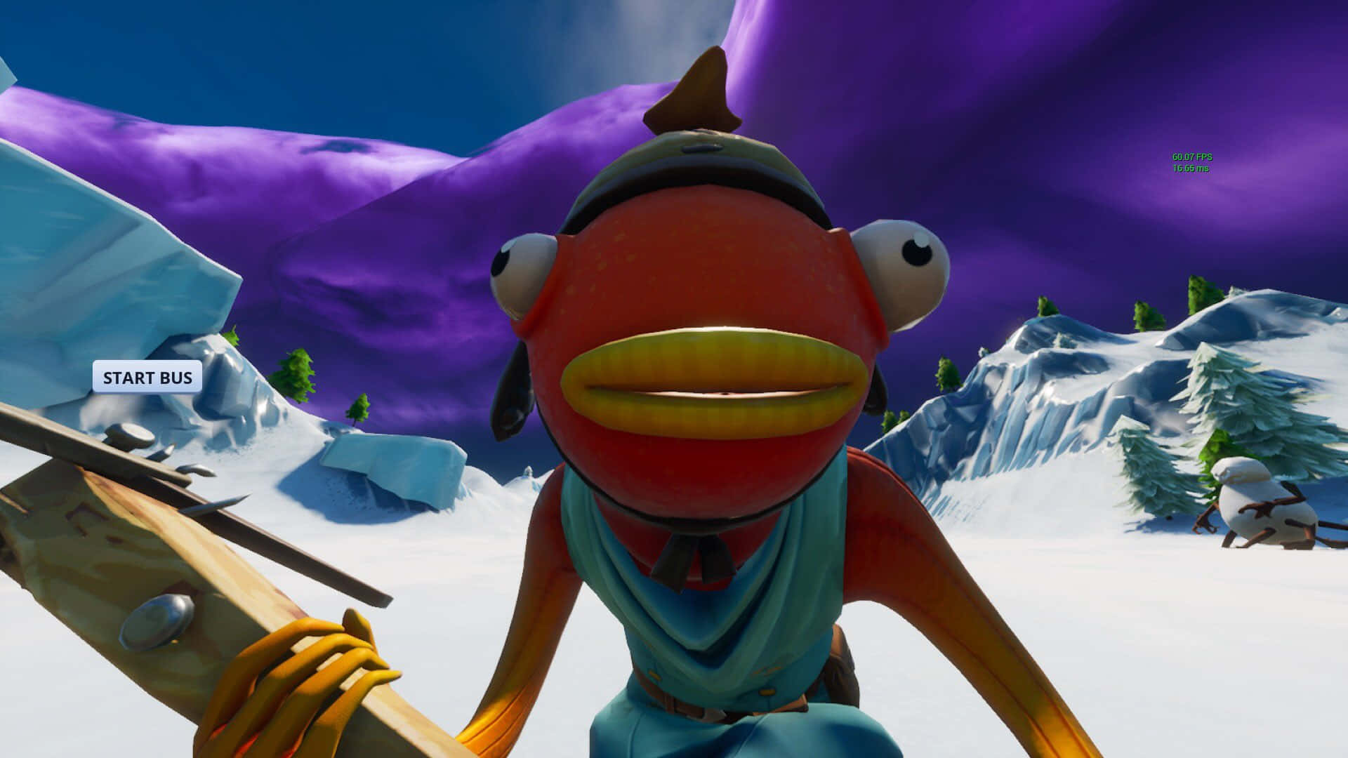 The Fan Favorite Fishstick Skin Takes The Game By Storm! Wallpaper