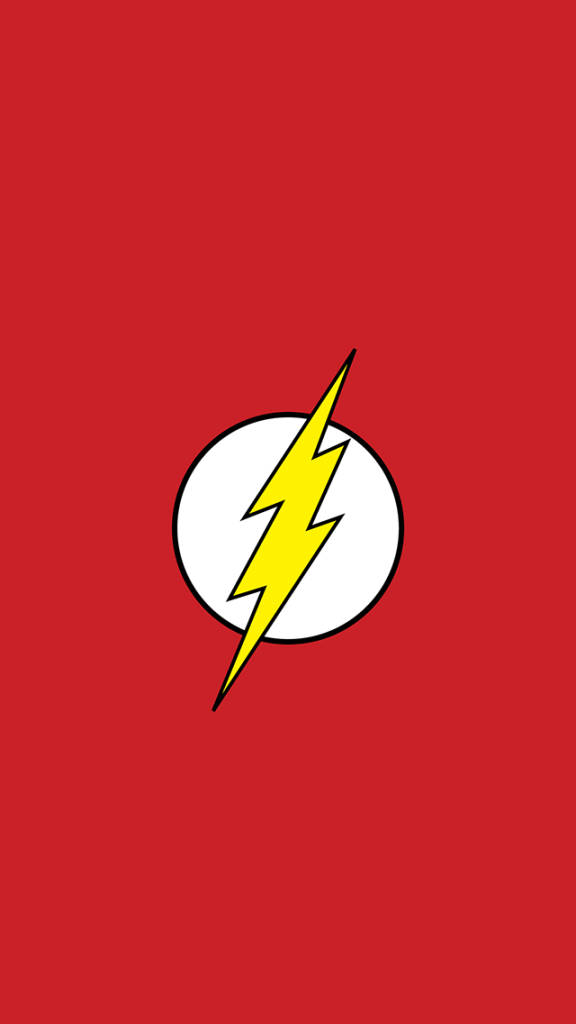 The Flash Symbol Superhero Iphone Wallpaper