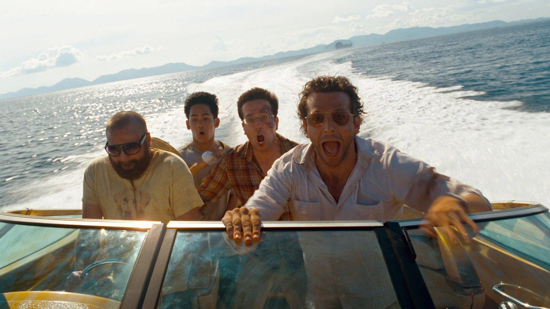 Download free The Hangover Part Ii Beach Speedboat Ride Wallpaper -  MrWallpaper.com