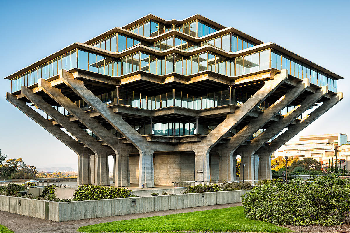 The Iconic Geisel Library At University Of California, San Diego (ucsd) Wallpaper