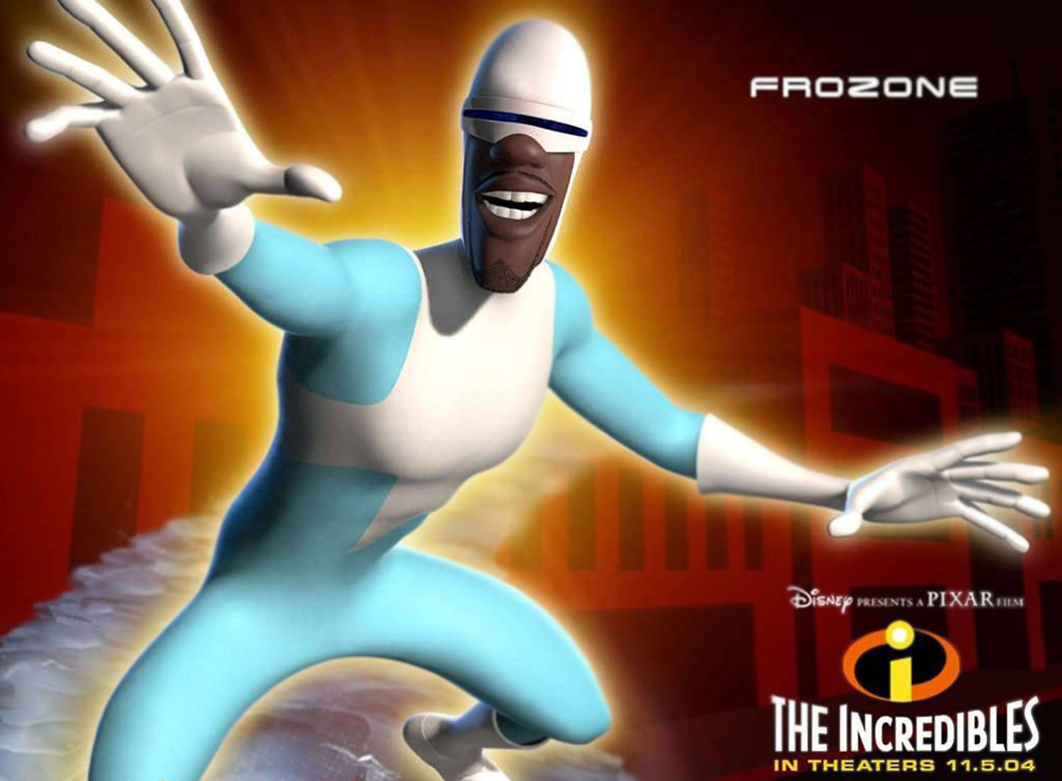 The Incredibles Frozone Poster Wallpaper
