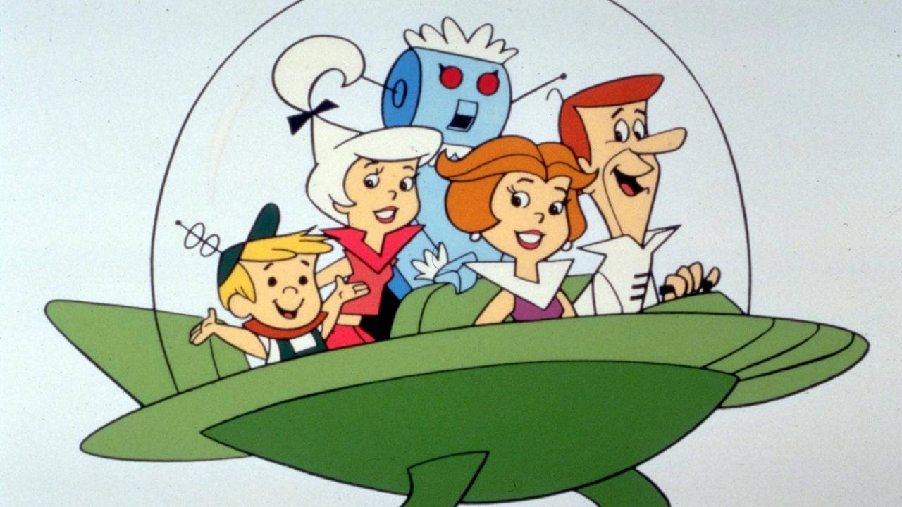 The Jetsons In Space Car Simple Wallpaper