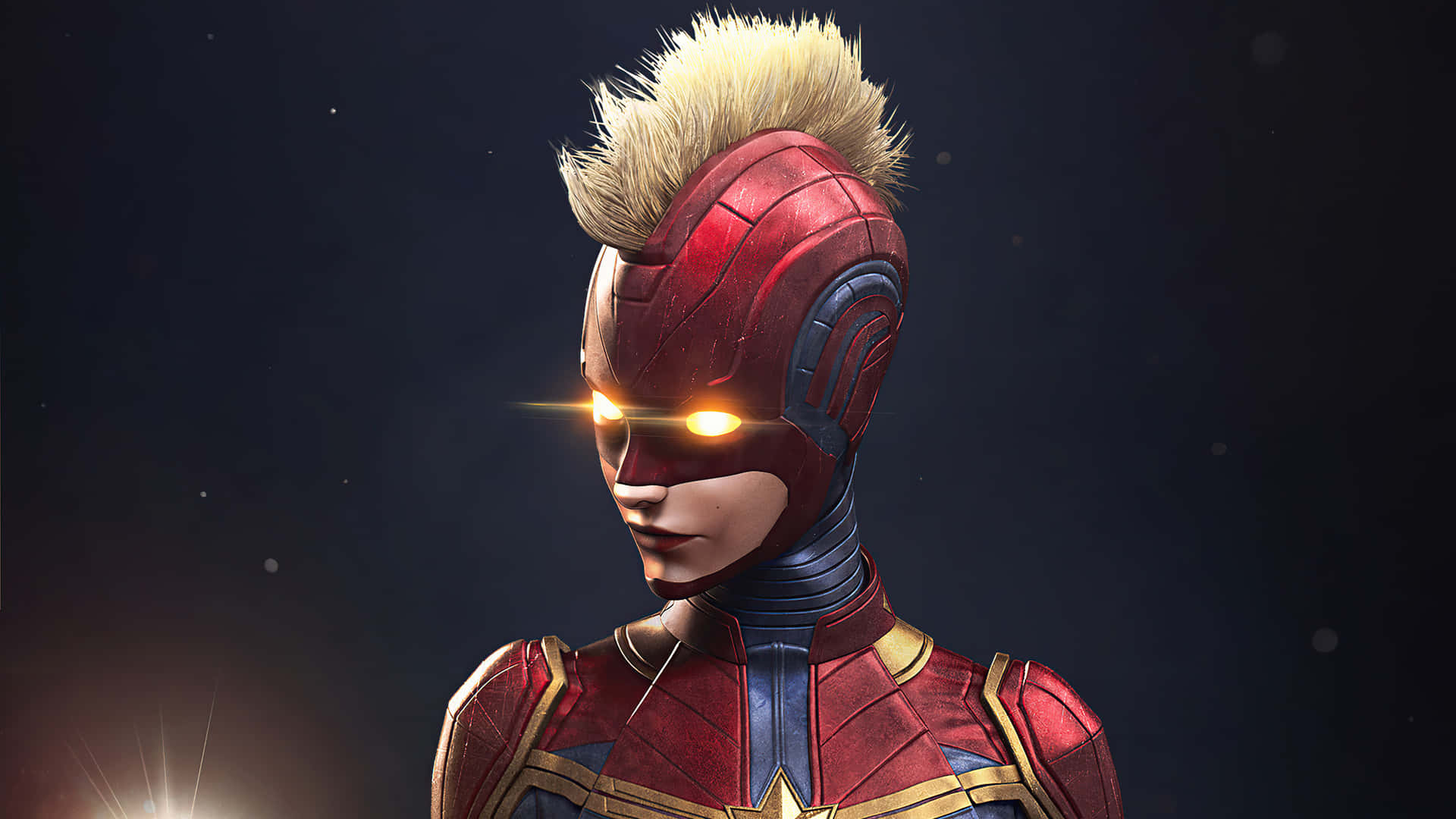 The Key To Success! Captain Marvel Takes Control! Wallpaper