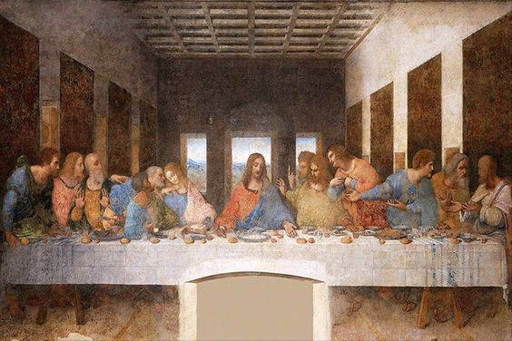 The Last Supper Famous Painting Wallpaper