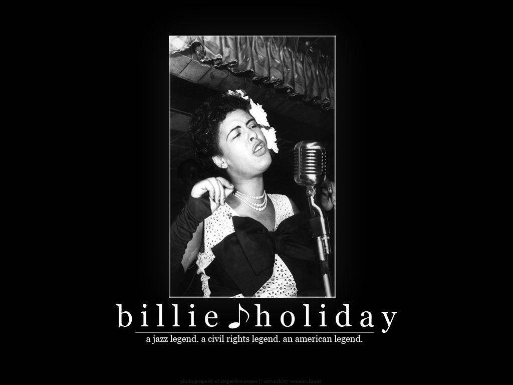 The Legend Billie Holiday Wallpaper