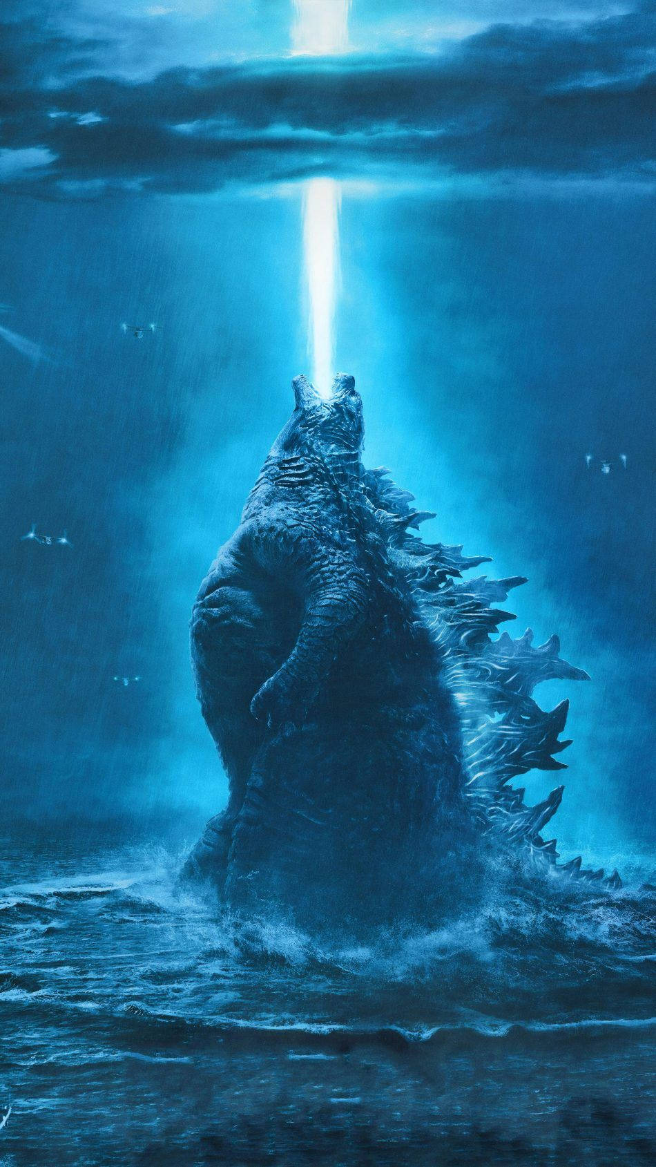 The Legendary Atomic Breath Of Godzilla Wallpaper