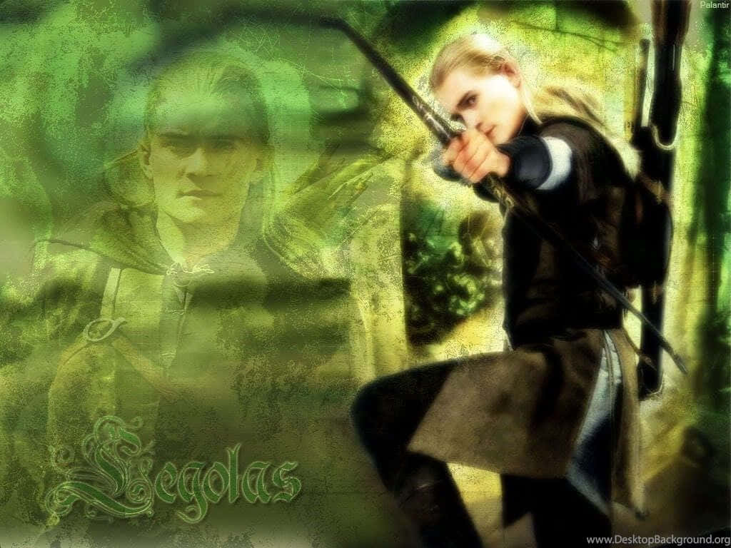 The Legendary Legolas From The Lord Of The Rings Wallpaper