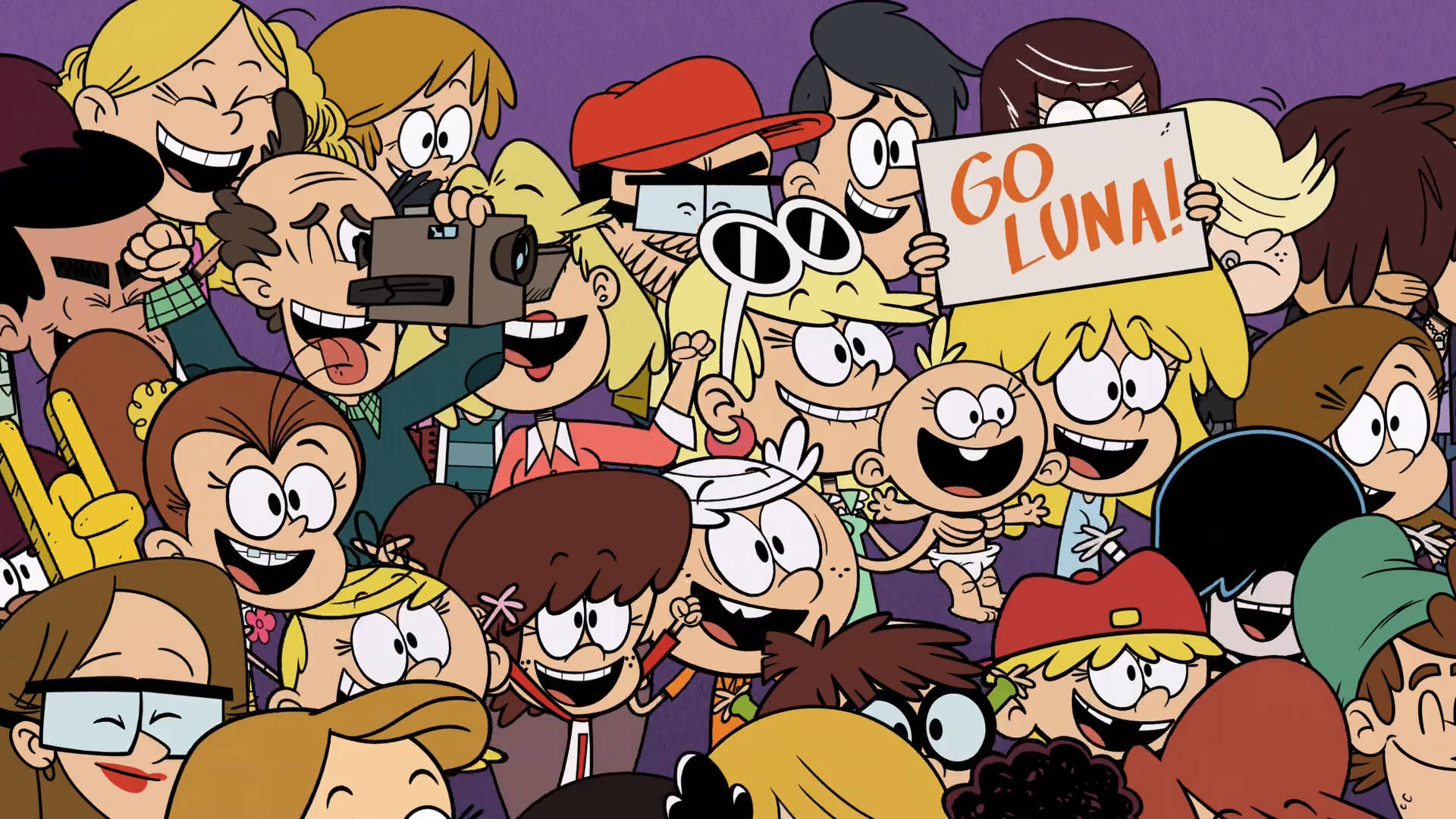 Download free The Loud House Cheering For Luna Wallpaper - MrWallpaper.com