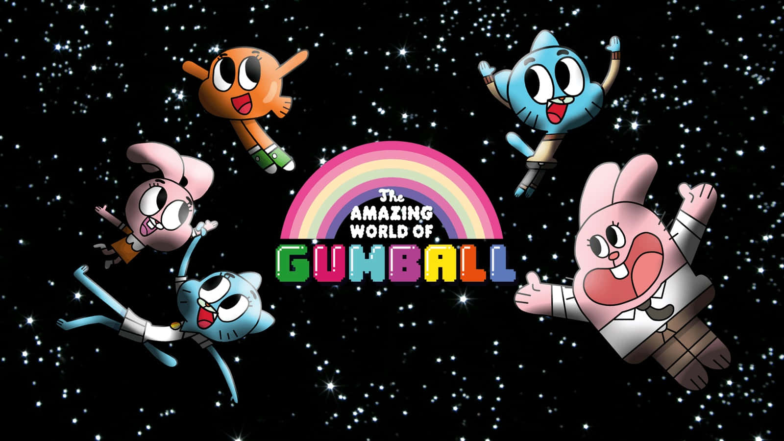 Download free The Lovable Characters From The Amazing World Of Gumball  Posing For A Group Photo Wallpaper - MrWallpaper.com