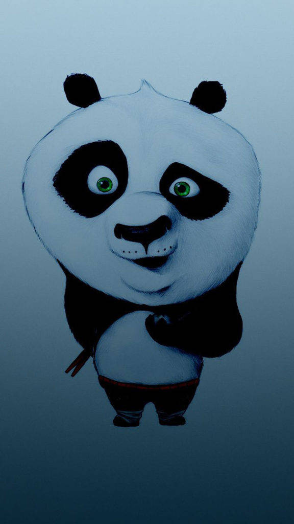 The Lovable Kung Fu Warrior - Big Head Kung Fu Panda Wallpaper