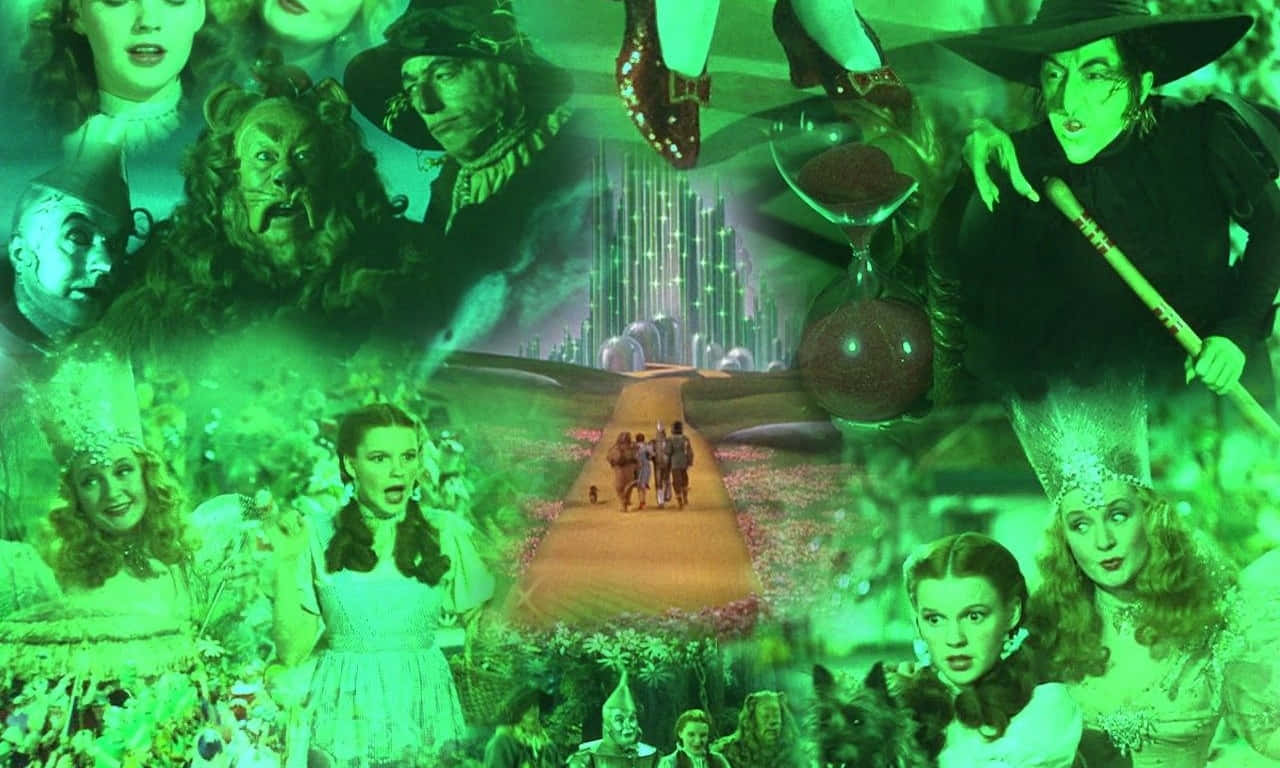 The Magical Adventure Of Dorothy And Toto In The Land Of Oz. Wallpaper