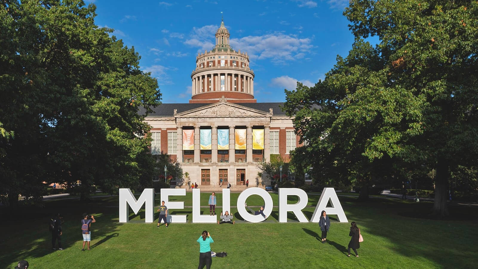 The Majestic University Of Rochester Building Wallpaper