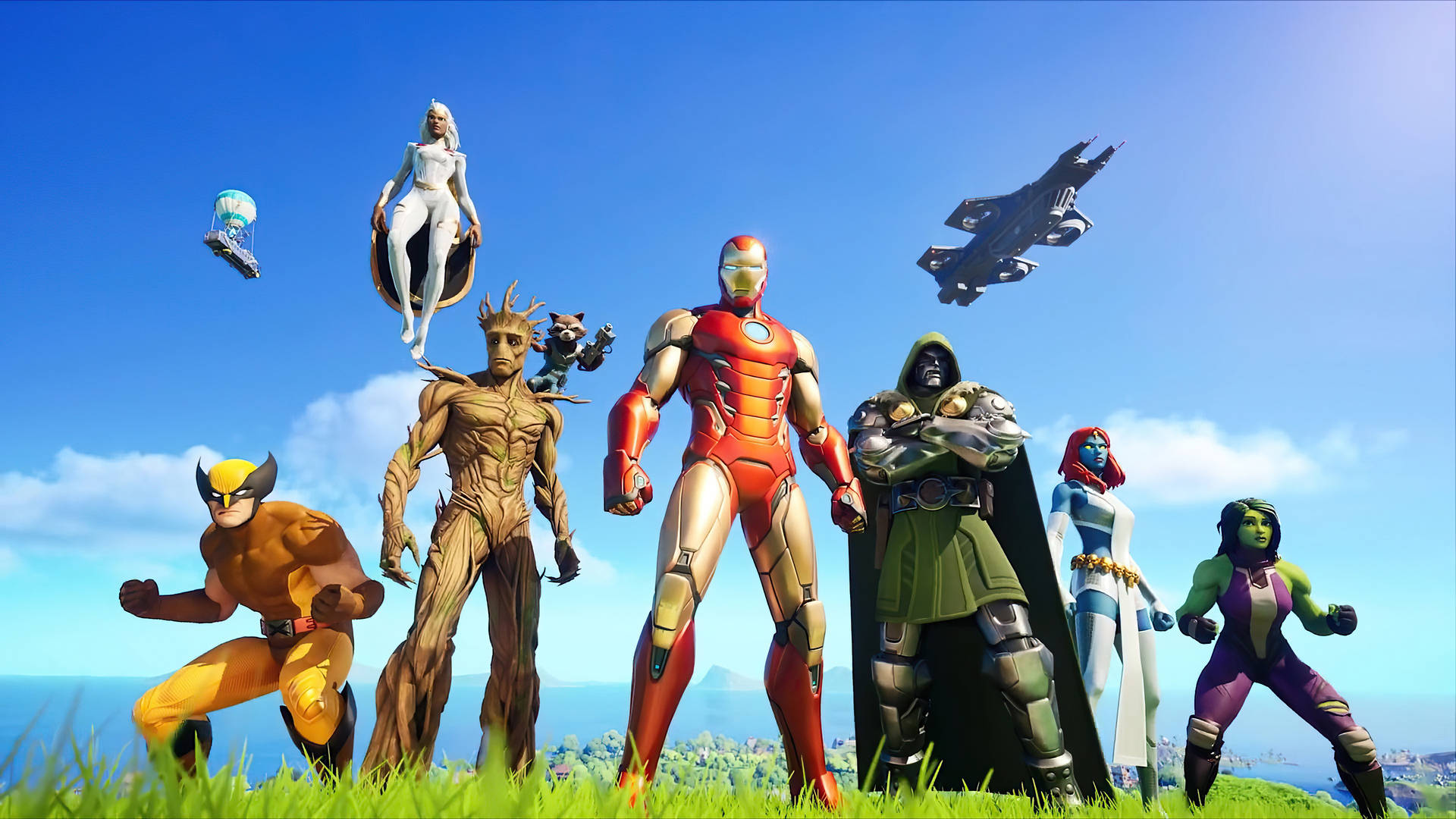 Download free The Marvel Skins, Now Available In Fortnite Wallpaper -  MrWallpaper.com