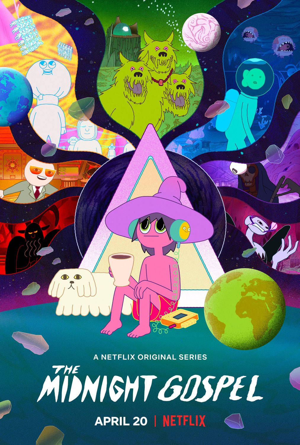 The Midnight Gospel Netflix Promotional Poster Wallpaper