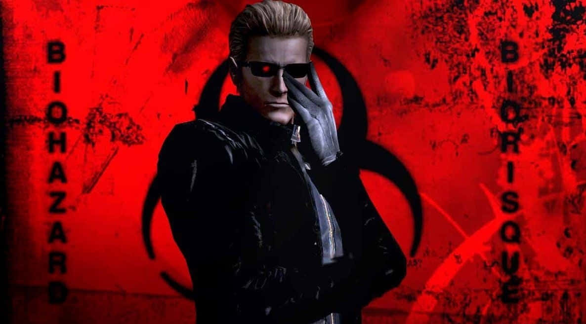 The Mighty Albert Wesker - Antagonist Extraordinaire From Resident Evil Series Wallpaper