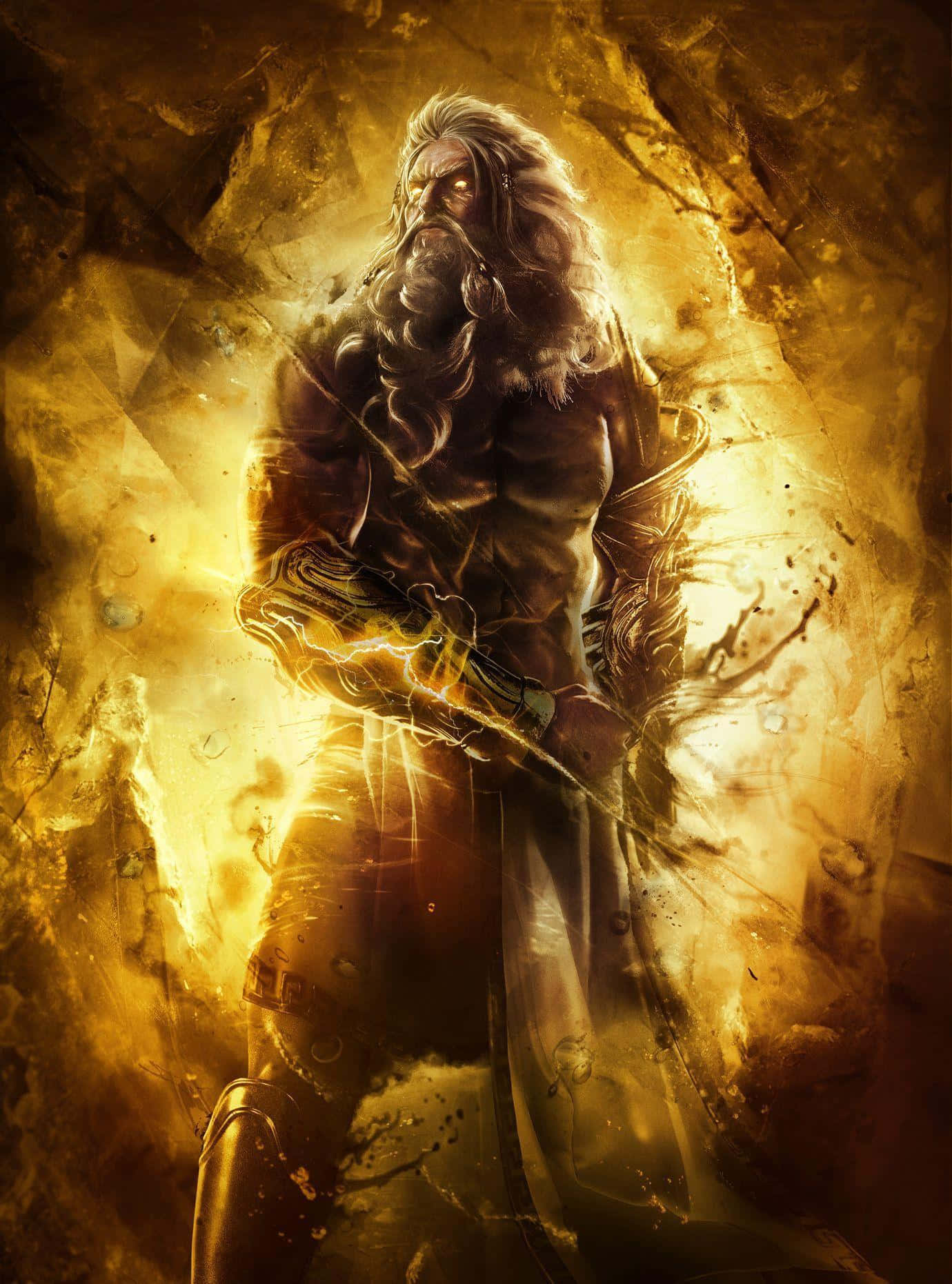 The Mighty Zeus, King Of The Gods Wallpaper