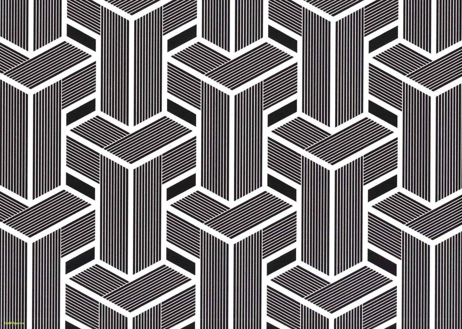 The Modern Meets Art Deco In This Classic Computer Design Wallpaper