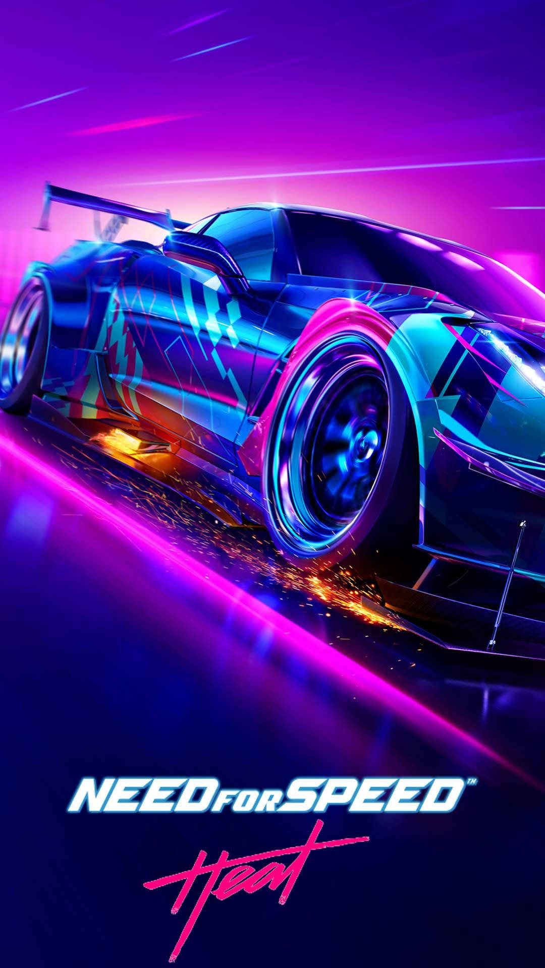 The Need For Speed: Neon Edition Iphone Background Wallpaper