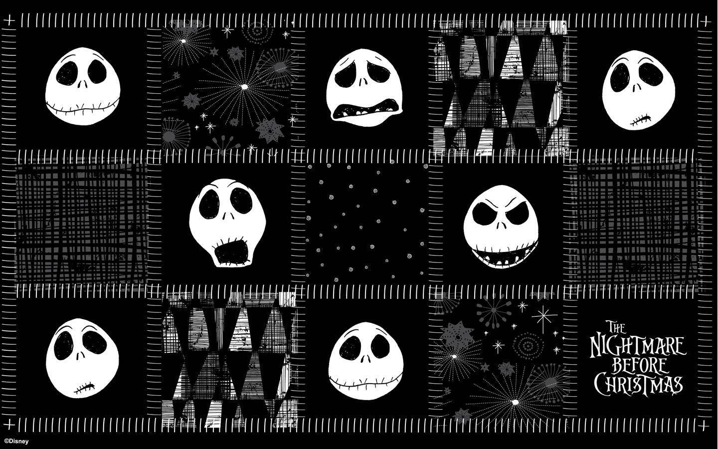 The Nightmare Before Christmas Faces Of Jack Wallpaper