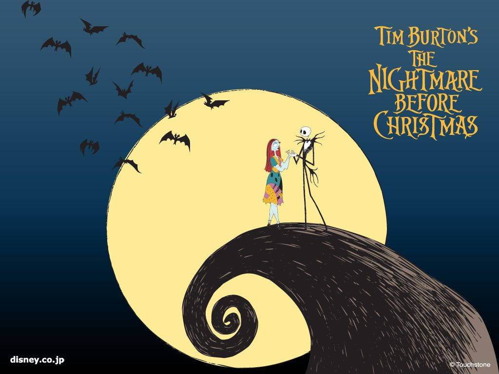 The Nightmare Before Christmas Sally And Jack Love Wallpaper
