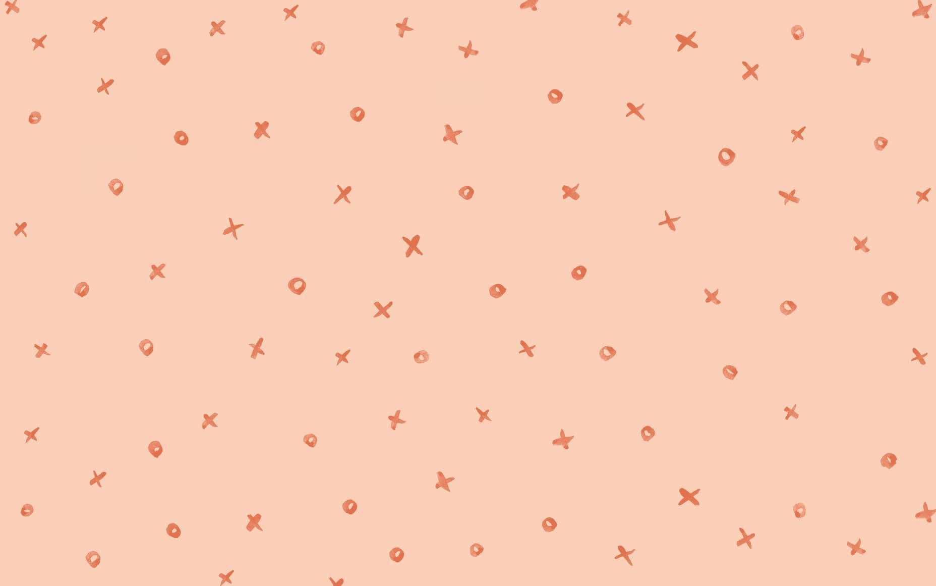 The Perfectly Vintage Peach Wallpaper