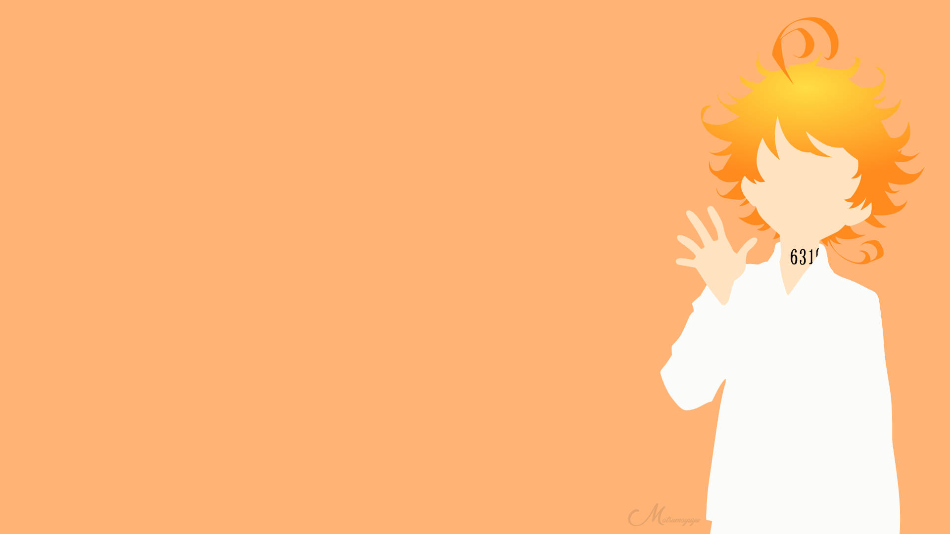 Download free The Promised Neverland Minimalist Emma Wallpaper -  MrWallpaper.com