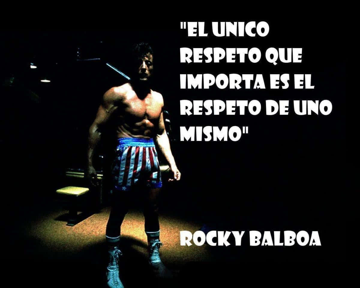 The Resilient Rocky Balboa Training For A Match Wallpaper