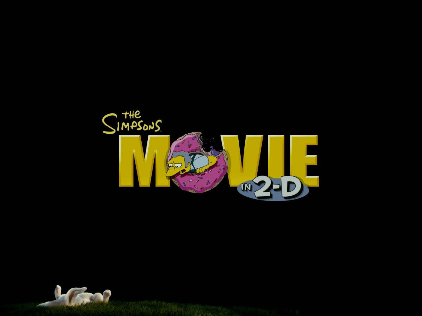 The Simpsons Movie In 2d Poster Wallpaper