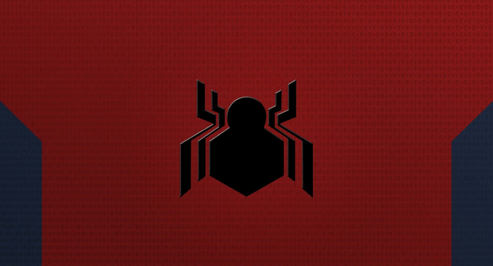 The Spider Man Logo Adorns The Iconic Red And Blue Suit Worn By The Classic Superhero. Wallpaper