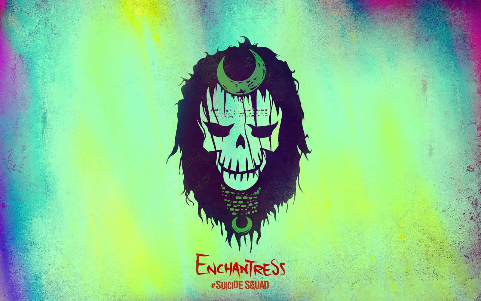 The Suicide Squad Enchantress Logo Wallpaper