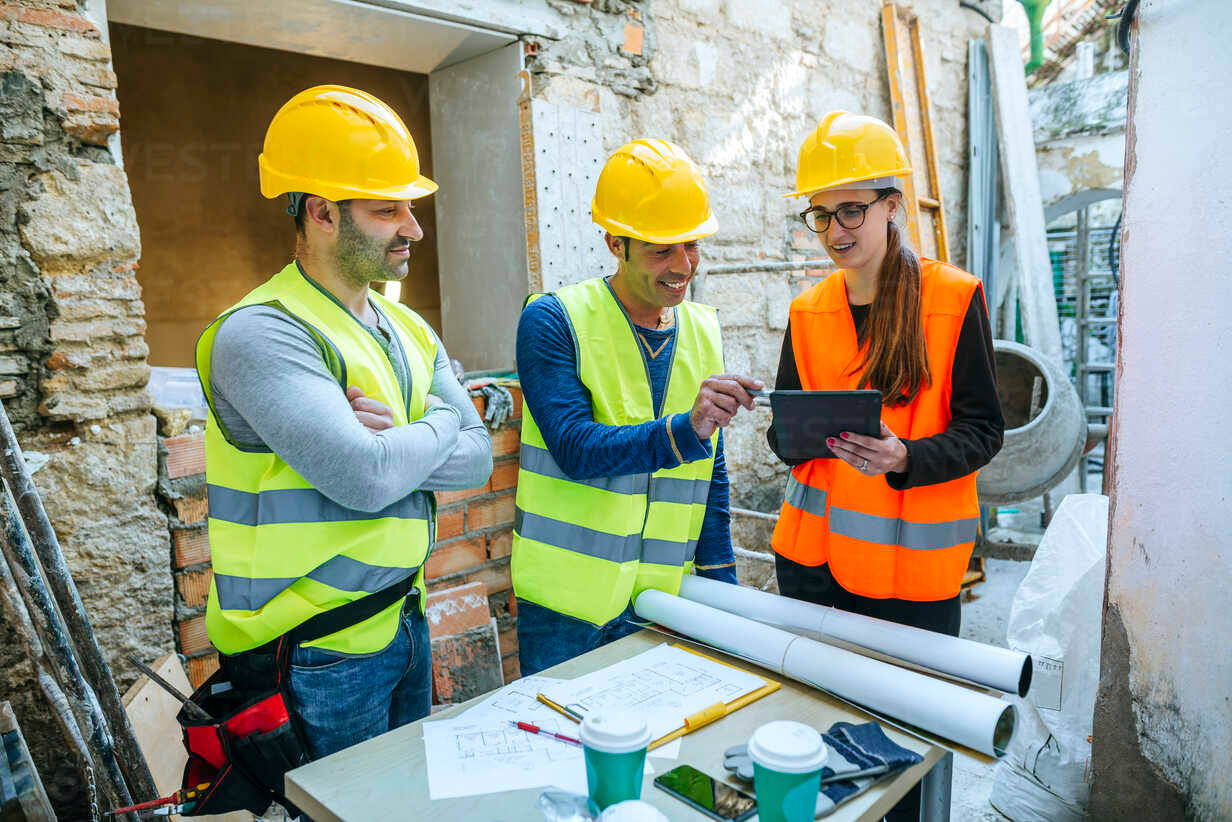 The Three Construction Workers Wallpaper