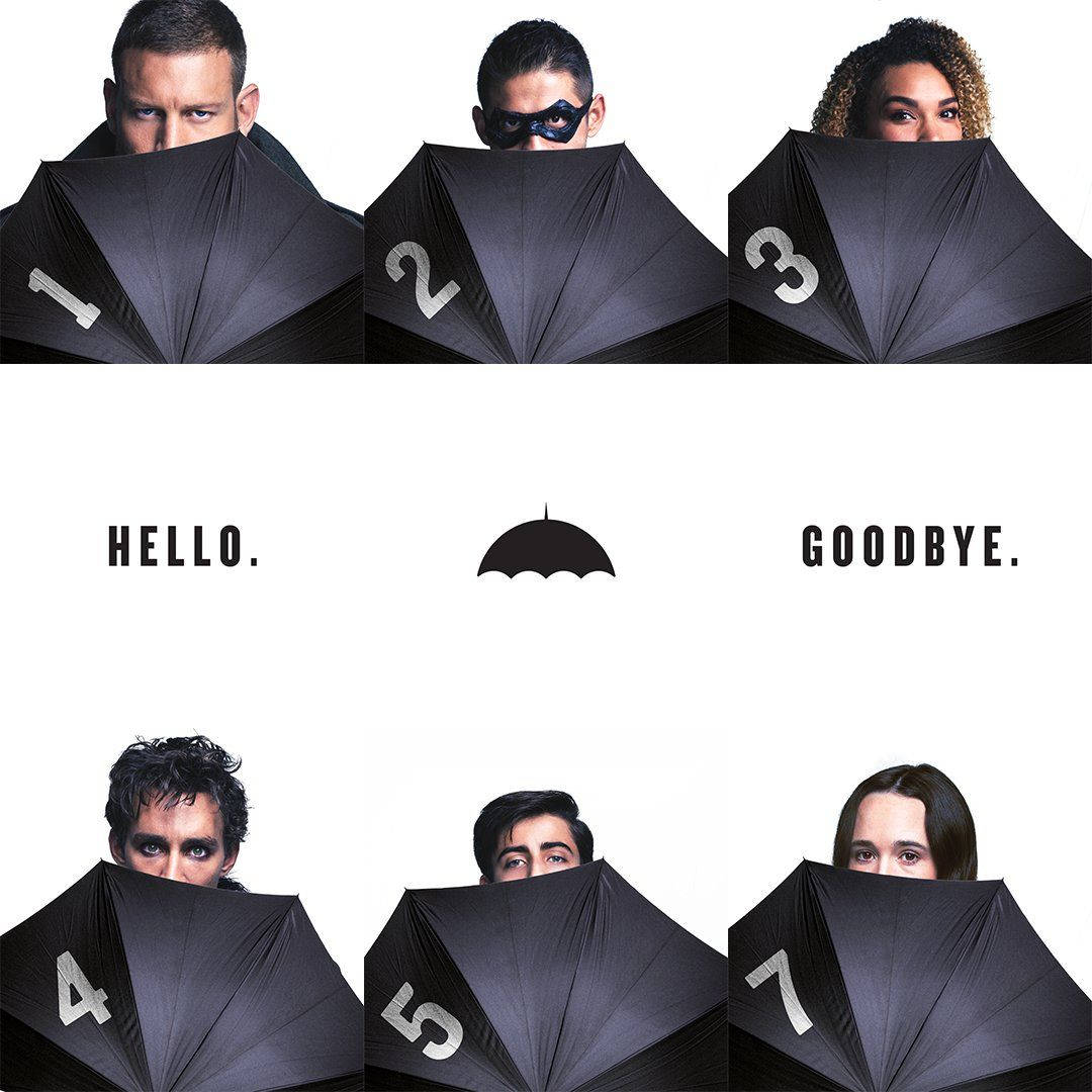 The Umbrella Academy Promotional Poster Wallpaper