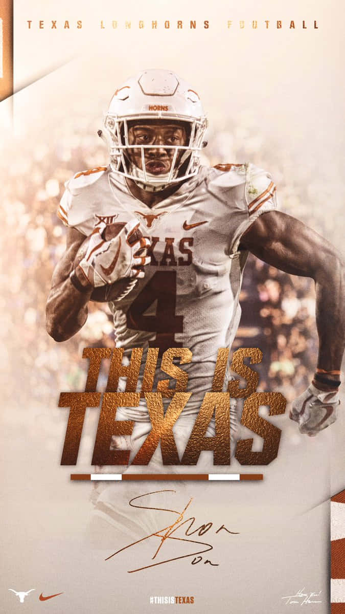 The University Of Texas Football Program: Home Of The Legendary Longhorns Wallpaper