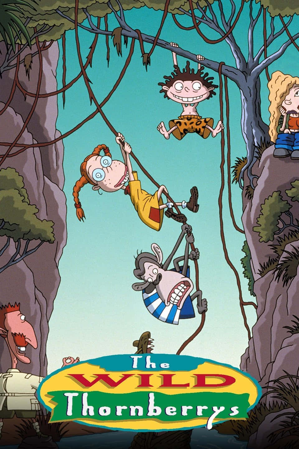 The Wild Thornberrys Hanging On Vines Wallpaper