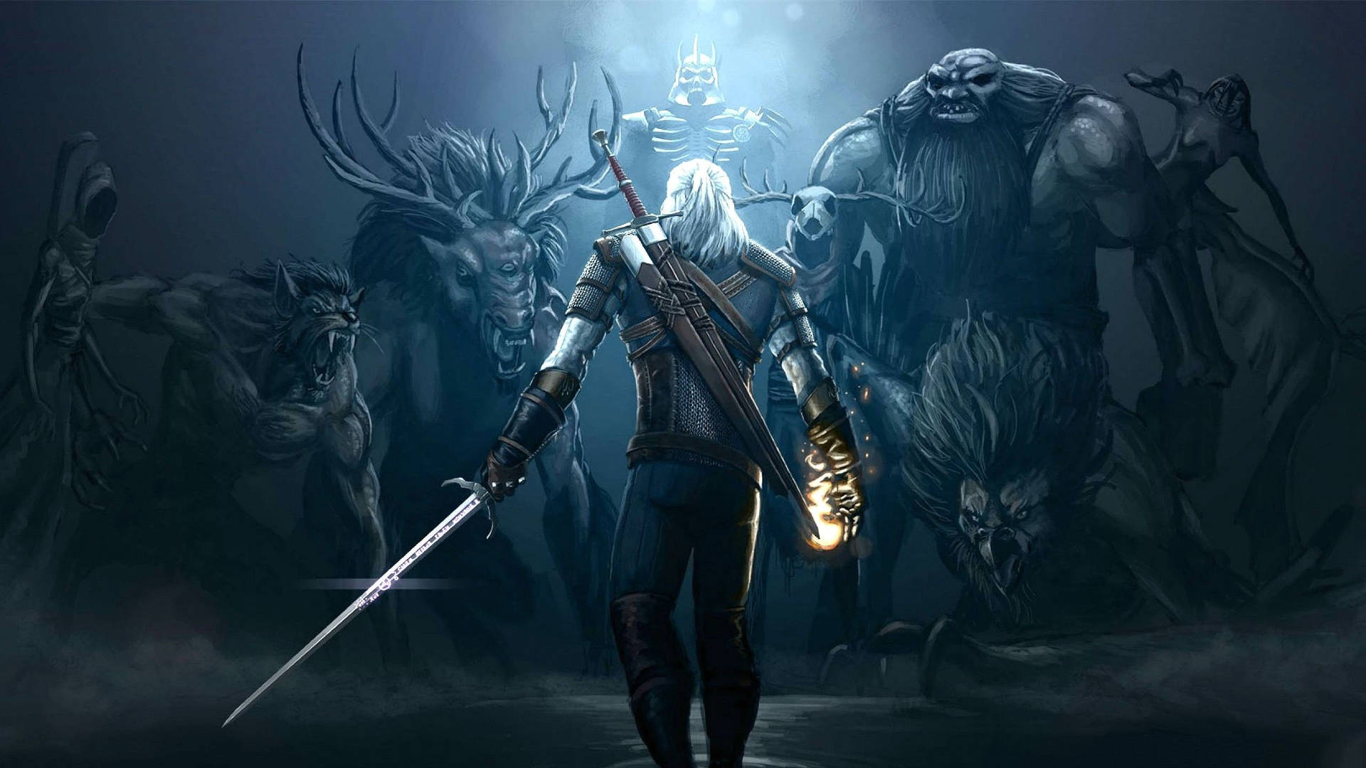 Download free The Witcher 3 Wild Hunt Geralt Facing Demons Wallpaper -  MrWallpaper.com