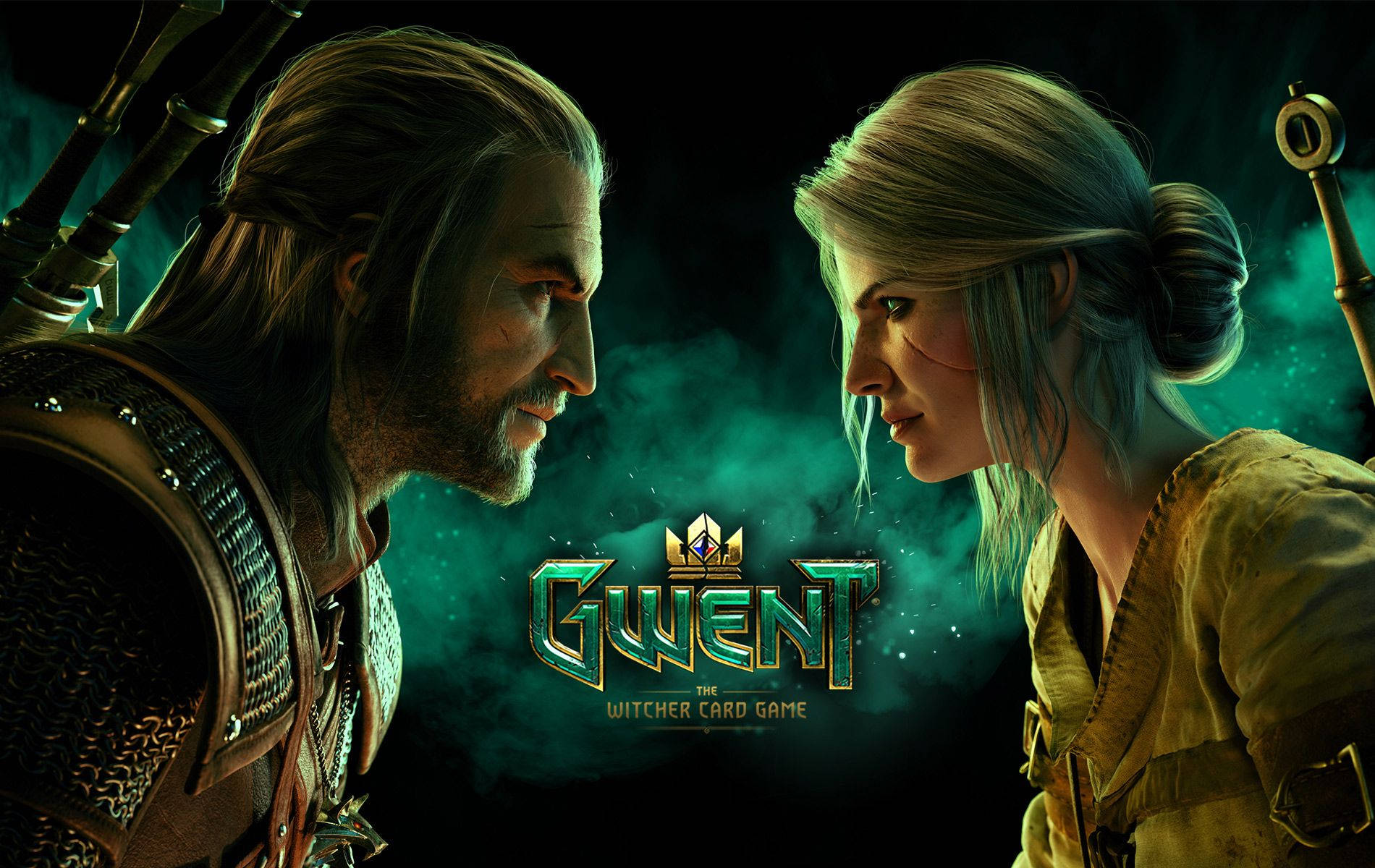 The Witcher Geralt And Ciri Poster Wallpaper