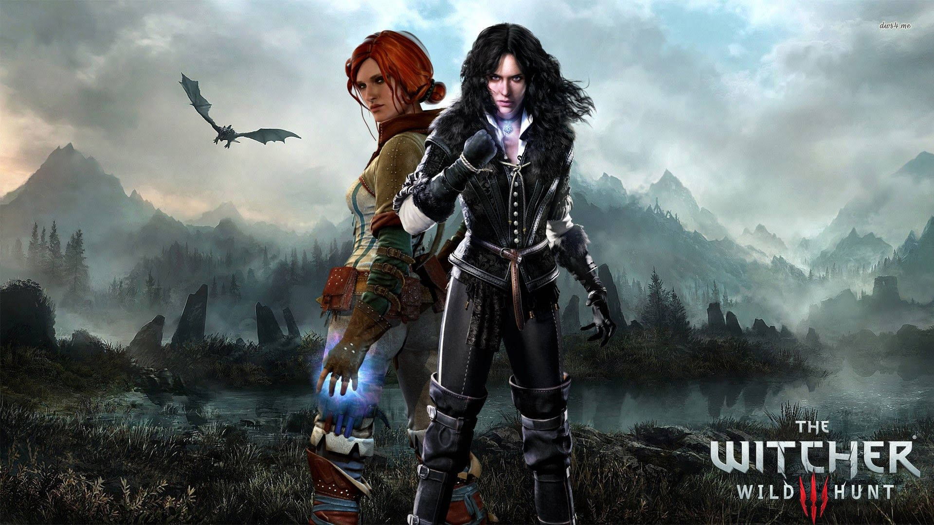 Download free The Witcher Triss And Yennefer Poster Wallpaper -  MrWallpaper.com