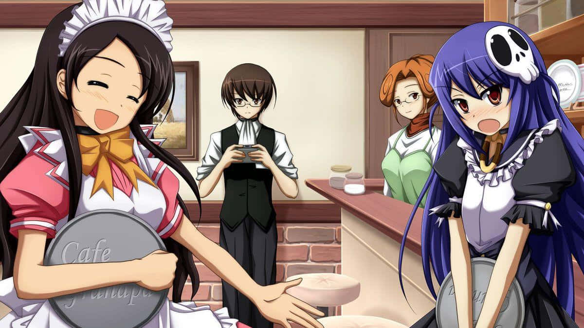 The World God Only Knows Kitchen Wallpaper