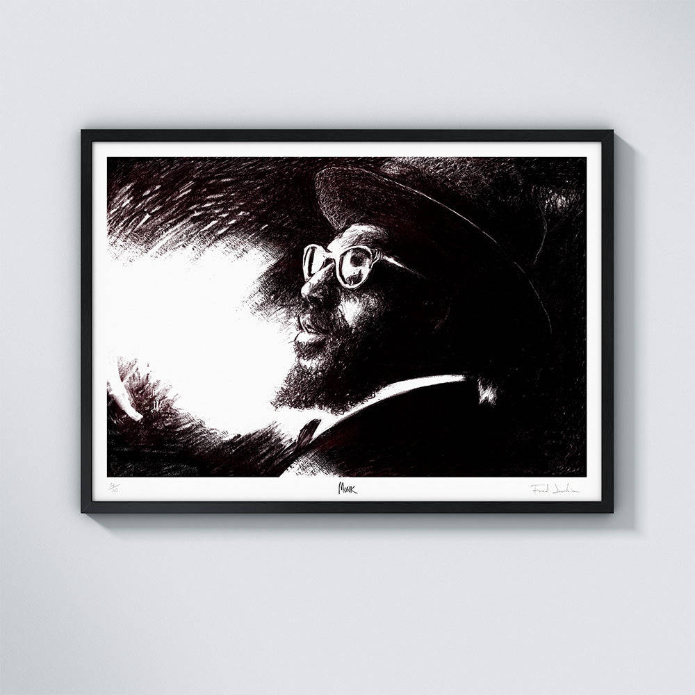 Thelonious Monk Charcoal Artwork Wallpaper