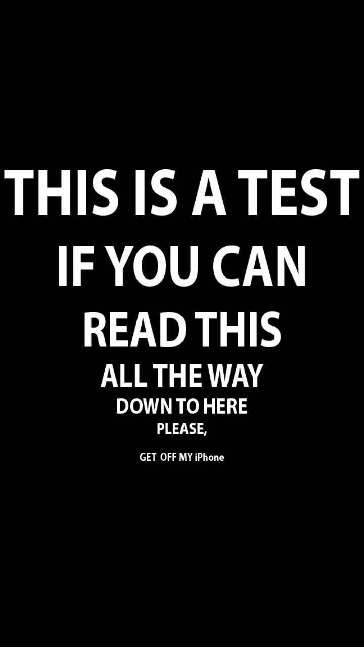 This Is A Test If You Can Read This Wallpaper