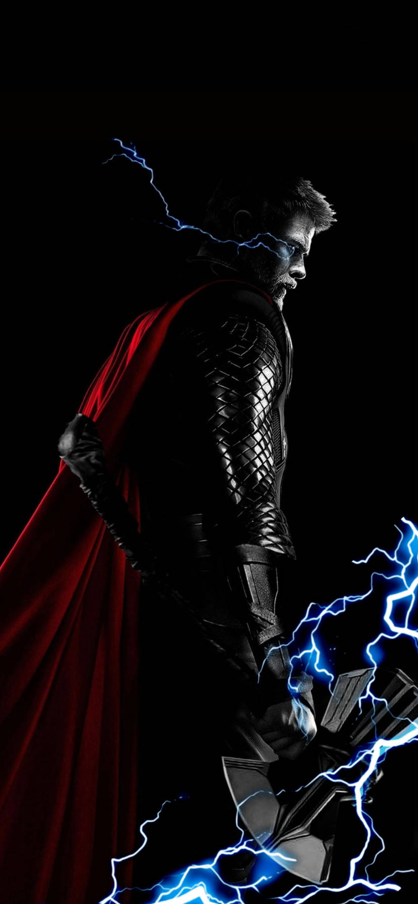 Thor With Stormbreaker Marvel Iphone Xr Wallpaper